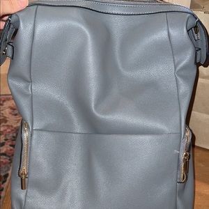 Gray backpack